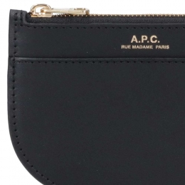 ◆당일◆26SS 데미룬 로고 지퍼 카드지갑 블랙 PXAWV F63439 LZZ