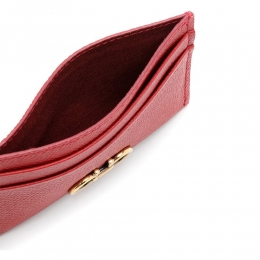 ◆당일◆26SS 금장 더블 간치니 카드지갑 레드 22-0007 0746668