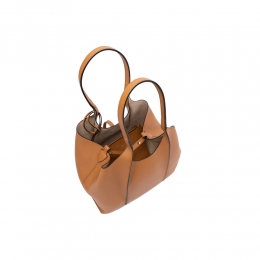 ◆당일◆26SS 타임리스 스몰 쇼퍼&토트백 브라운 XBWTSBA0200 Q8E S410