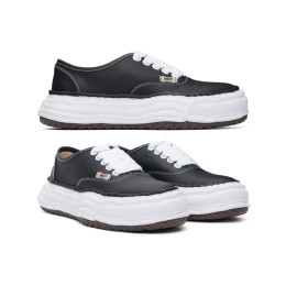 26SS 베이커 OG 솔 레더 로우 스니커즈 블랙 A16FW702 BLACK