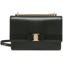 ◆당일◆24FW 바라 VARA 보우 미디엄 숄더&크로스백 블랙 21-I284 0733460