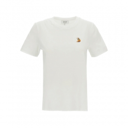 26SS 드리밍 폭스 패치 티셔츠 화이트 QW00109KJ7026 P100