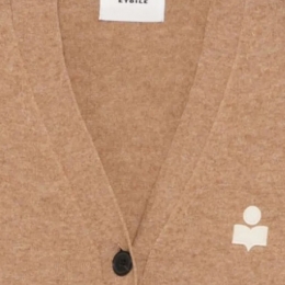 ◆당일◆25FW 카리나 KARINA 로고 가디건 카멜 CA0104FA C1L17E 50CM