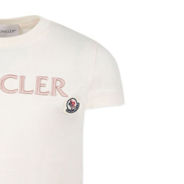 ◆키즈◆25SS 키즈 로고 패치 티셔츠 크림 8C000 13 89AT9 050
