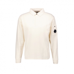 ◆당일◆25FW 렌즈 와펜 라이트 폴로 긴팔 티셔츠 화이트 19CMSS100A 002246G 103