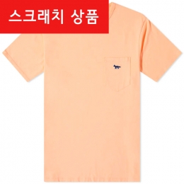 ◆스크래치◆블루 폭스 패치 포켓 티셔츠 피치 IM00110KJ0008 P612