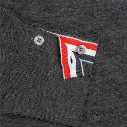 ◆당일◆26SS 사선 완장 클래식 메리노 울 가디건 다크그레이 MKC002A Y1014 022