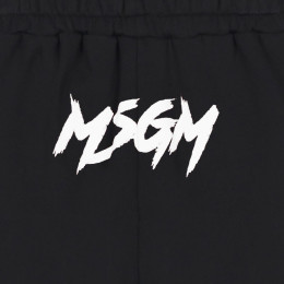 ◆키즈◆25FW 키즈 백 로고 프린트 트레이닝 팬츠 블랙 F5MSJUFP069 11038