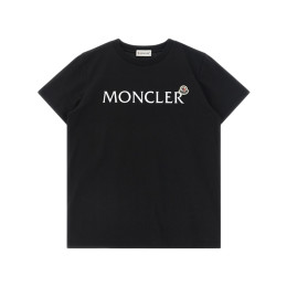 ◆키즈◆키즈 로고 패치 로고 프린트 반팔 티셔츠 블랙 8C000 10 89AFV 999
