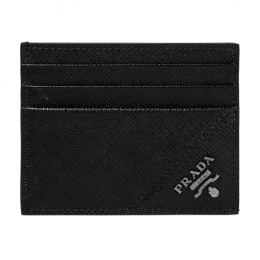 ◆당일◆25FW 사피아노 메탈 은장로고 카드지갑 블랙 2MC223 QME F0002