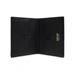 ◆당일◆26SS 금장 TF 로고 더블 카드지갑 블랙 Y0279 LCL158G NAA