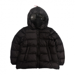 ◆키즈◆여성 나일론 립스탁 사이드집업 고글패딩 블랙 JG 540B T KJ5 90