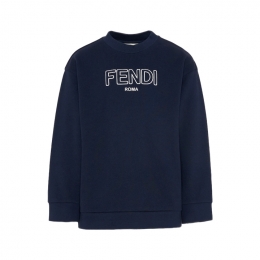 ◆키즈◆키즈 로고 프린트 맨투맨 네이비 JUH108 5V0 F0QG0