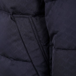 ◆당일◆25FW 자카드 패턴 패딩 자켓 네이비 8N1BN3 1NHQZ F976