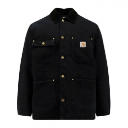 ◆당일◆25FW 디어본 캔버스 초어 코트/자켓 블랙 I035613 00E4O