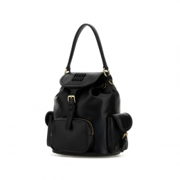 ◆당일◆26SS 시그니처 로고 멀티 포켓 백팩 블랙 5BZ043 2CRW F0002