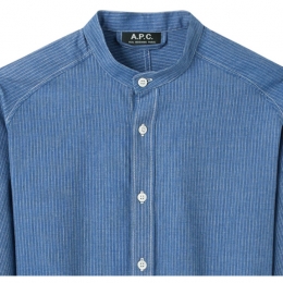 ◆당일◆23FW 올리비아 OLIVIA 셔츠 원피스 블루 COEYH F05968 IAA