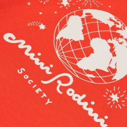 ◆키즈◆키즈 소사이어티 프린팅 티셔츠 레드 26120149 42