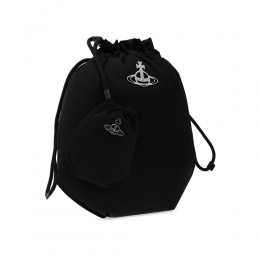 ◆당일◆25FW ORB 로고 드로스트링 파우치 버킷&숄더백 블랙 57010001U W001Y N401