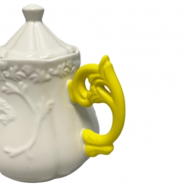 ◆당일◆테이블 웨어 슈가볼 화이트/옐로 09857