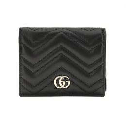 ◆당일◆26SS GG 마몬트 마틀라세 코인 반지갑 블랙 466492 AAFAX 1000