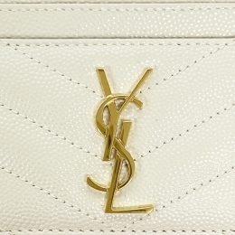 ◆당일◆26SS 금장 모노그램 마틀라세 카드지갑 크림화이트 423291 BOW01 9207