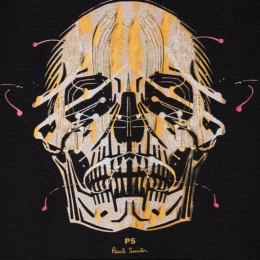 ◆당일◆25FW 페인티드 스컬 프린팅 티셔츠 블랙 M2R 220X TP5242 79