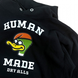 26SS 덕 프린트 헤비웨이트 후드티 블랙 HM30CS032 BLACK