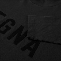 ◆15주년◆피어오브갓 X 제냐 로고 티셔츠 블랙 FZTS01 FZJ802 K09