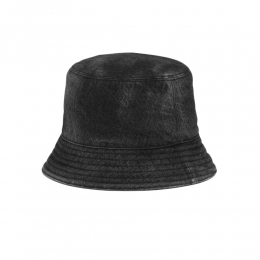 ◆당일◆25FW 삼각로고 데님 버킷햇 블랙 2HC137 12K8 F0557
