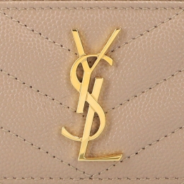 ◆당일◆26SS 금장 모노그램 마틀라세 카드지갑 베이지 423291 BOW01 2721