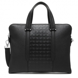 ◆당일◆25SS 피렌체 간치니 로고 비지니스 토트&숄더백 블랙 24-0870 0685484