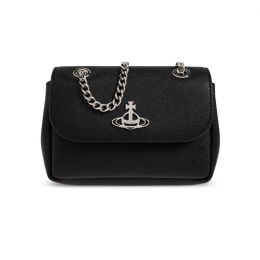 ◆당일◆26SS ORB 은장 로고 스몰 펄스 체인 숄더백 블랙 5C01000CW S0021 N401