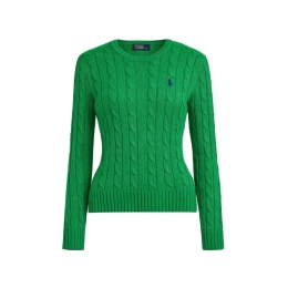 ◆당일◆26SS 여성 포니 자수 니트 그린 211971869 011