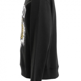 ◆당일◆23FW 타이거 로고 자수 바시티 기모 맨투맨 블랙 5SW049 4MF 99J