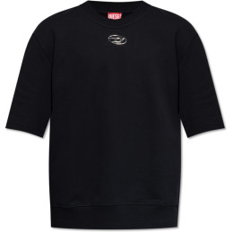 ◆당일◆25SS S-COOLING-L1 로고 숏 슬리브 맨투맨 블랙 A11580 0BMBJ 9XX