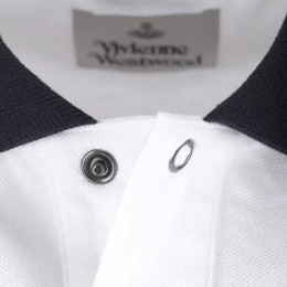 ◆당일◆24SS ORB 로고 자수 클래식 폴로 티셔츠 화이트 2H01000I J0009 A401