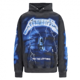 ◆당일◆25FW 메탈리카 라이드 더 라이트닝 후드티 빈티지그레이 MLM4372 020