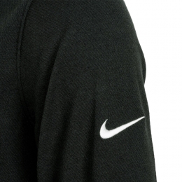 ◆당일◆로고 자수 드라이핏 반집업 티셔츠 블랙 BV0398 010