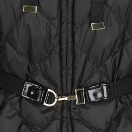 ◆당일◆26SS 소프트B MTCSOFTB 벨티드 퀄팅 패딩 자켓 블랙 2619481024 002