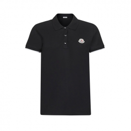 ◆당일◆26SS 로고 패치 폴로 티셔츠 블랙 8A000 04 84720 999
