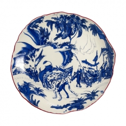 ◆당일◆블루 치노세리 디너 플레이트 28CM 블루/화이트 11203