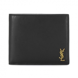 ◆당일◆25FW 모노그램 금장 로고 반지갑 블랙 607727 02G0W 1000