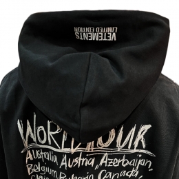 ◆14주년◆실버 백 로고 프린팅 후드티 블랙 UE52TR470S BLACK/SILVER