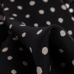 ◆당일◆26SS 팔레나 도트 실크 스카프 블랙 FXT155 AWEY F0ZE7