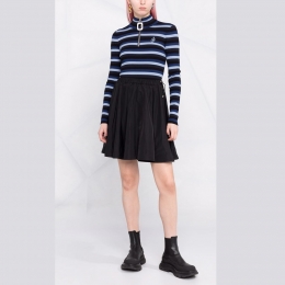 ◆당일◆22SS 곤나 GONNA 스트링 플레어 스커트 블랙 2D000 09 54543 999