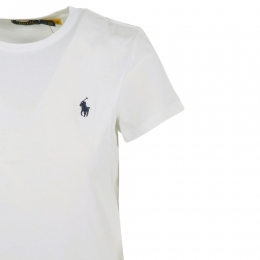 ◆당일◆26SS 여성 포니 로고 자수 반팔 티셔츠 화이트 211B14605 033