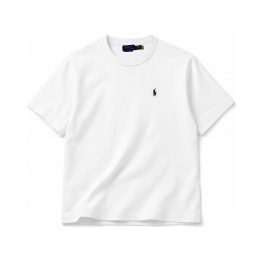 26SS 포니 로고 자수 릴렉스핏 반팔 티셔츠 화이트 710A12979 004