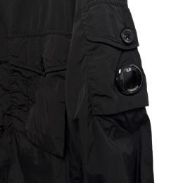 ◆당일◆25FW 렌즈 와펜 크롬 R 오버 셔츠자켓 블랙 19CMOS087A 005904G 999