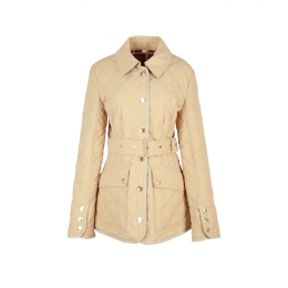 ◆14주년◆다이아몬트 벨티드 퀄팅 자켓 소프트베이지 8056576